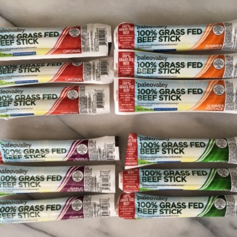 Gluten-free paleo beef sticks from Paleo Valley